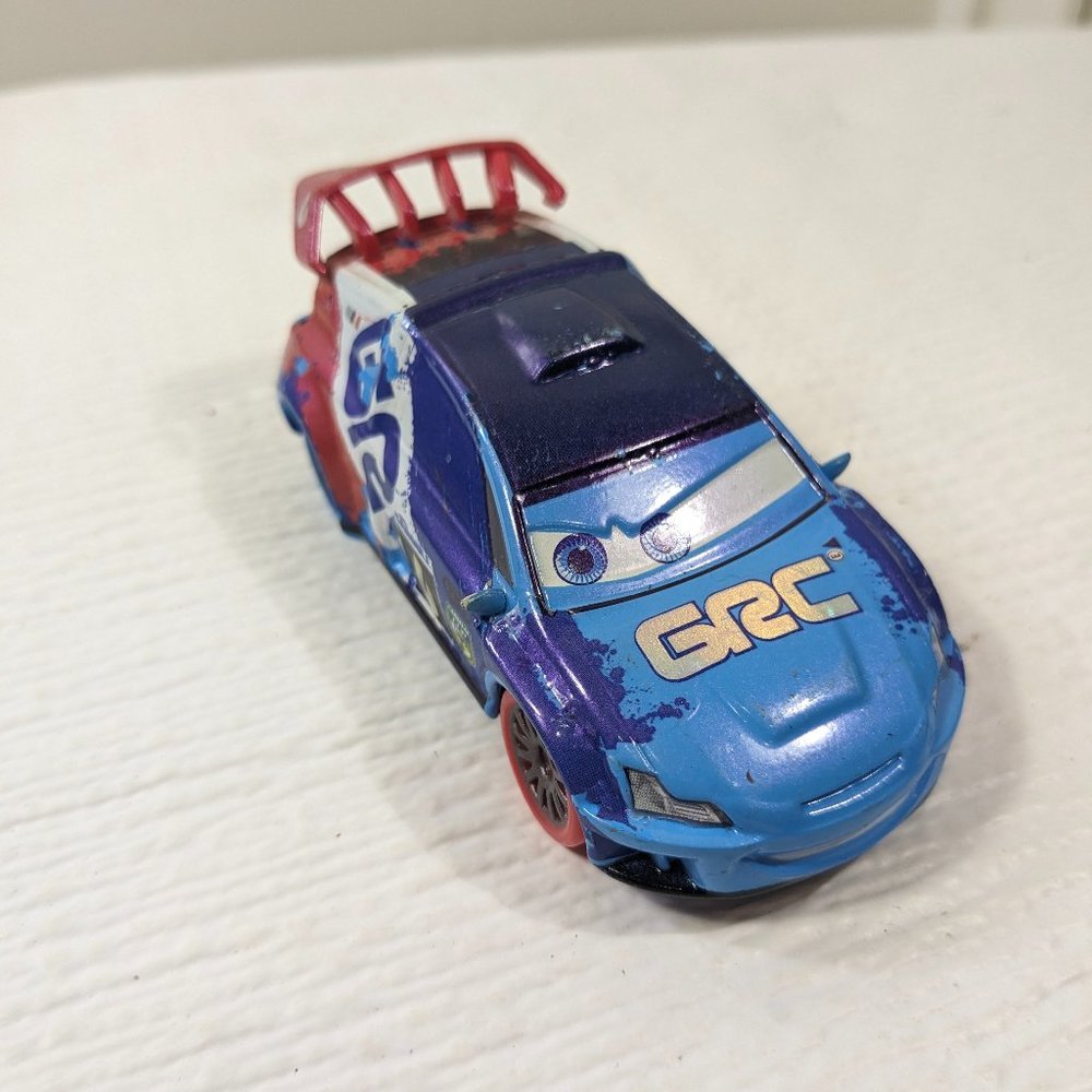 Disney Pixar Cars Carnival Cup Raoul Caroule‎ GRC race car Target Exclusive toy